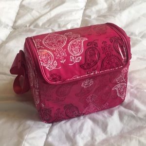 Pink Vera Bradley lunch tote
